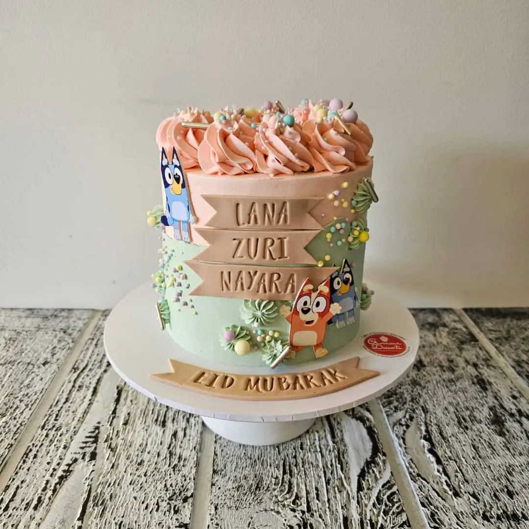 Custom kids party cake made by Amour Desserts in Melbourne