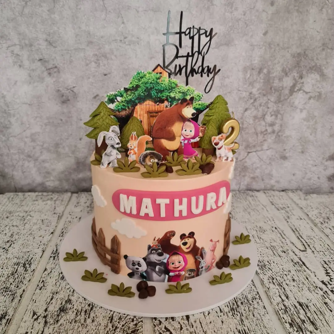 Themed children's cake made by Amour Desserts in Melbourne